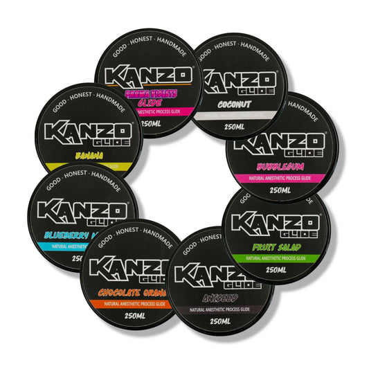 Kanzo GLIDE | Natural Anaesthetic Tattoo Process Glide