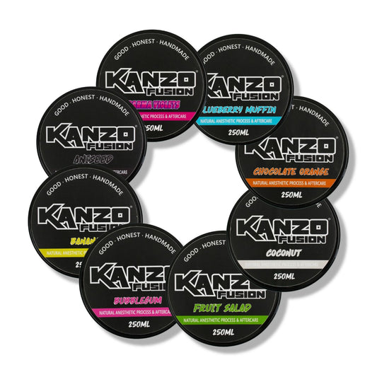 Kanzo FUSION | Natural Anaesthetic Tattoo Process & Aftercare Glide
